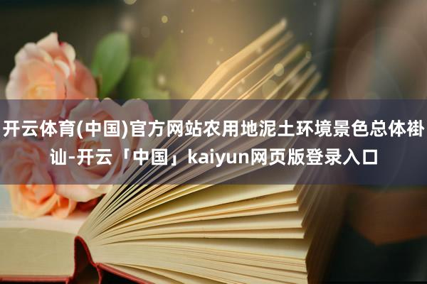 开云体育(中国)官方网站农用地泥土环境景色总体褂讪-开云「中国」kaiyun网页版登录入口